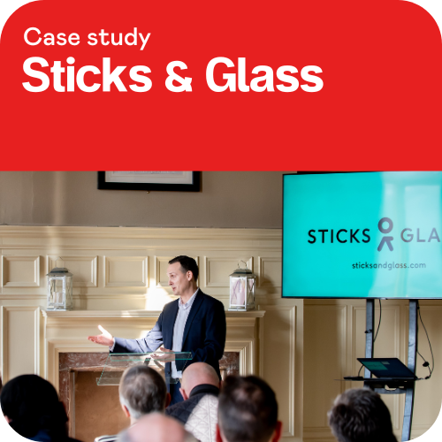 Sticks and Glass rounded square