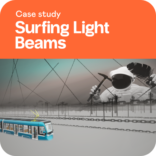 Surfing Light Beams square case study image